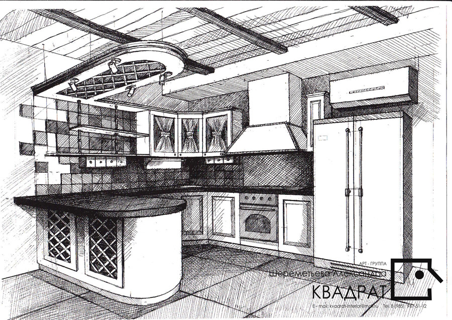 Кухня эскизы Кухня эскизы